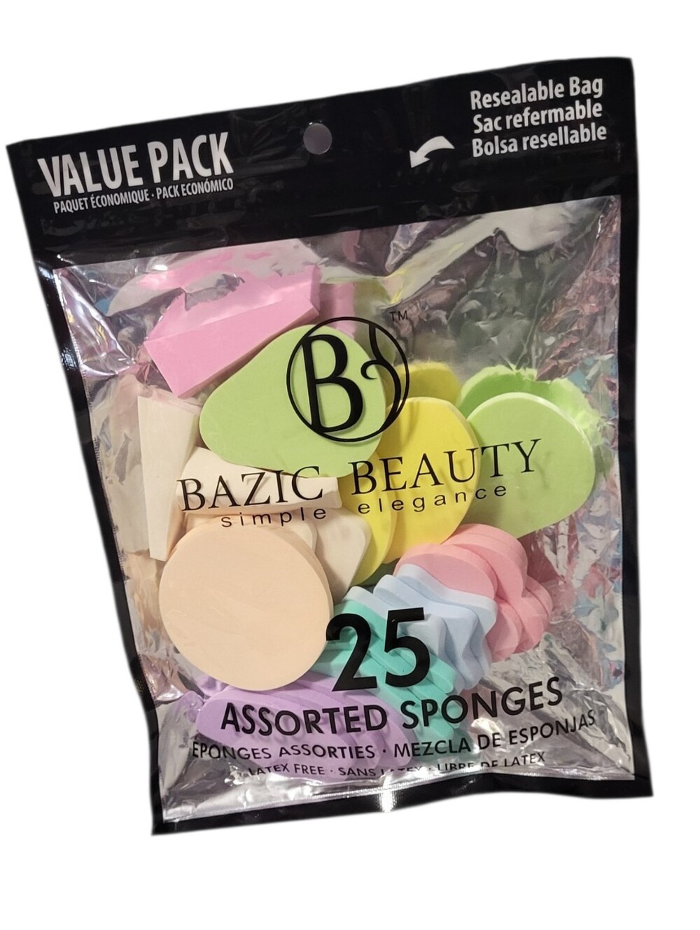 Assorted Makeup Sponges - Pastel Multi (25 Pack)